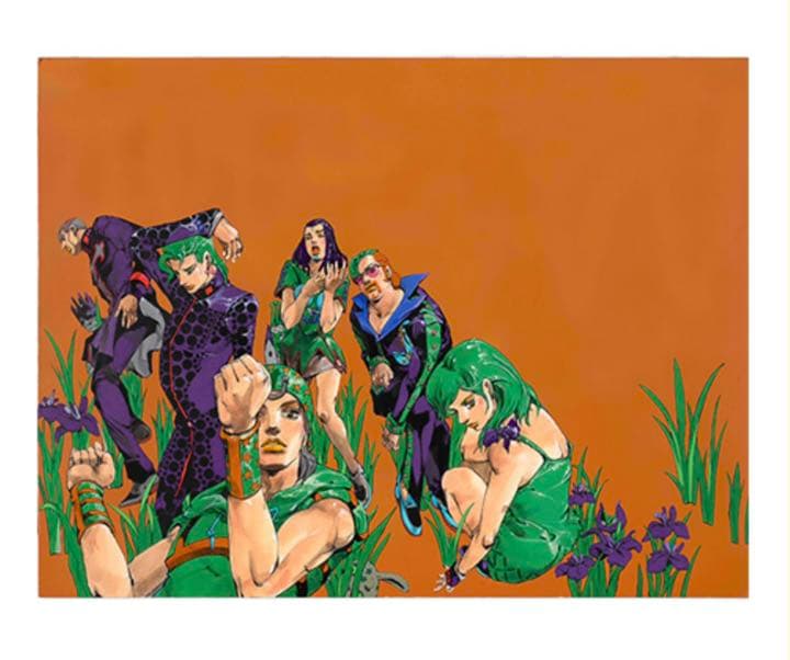 ジョジョ 複製原画  JOJO 冒険の波紋 金沢 長崎 キービジュアル 二枚組