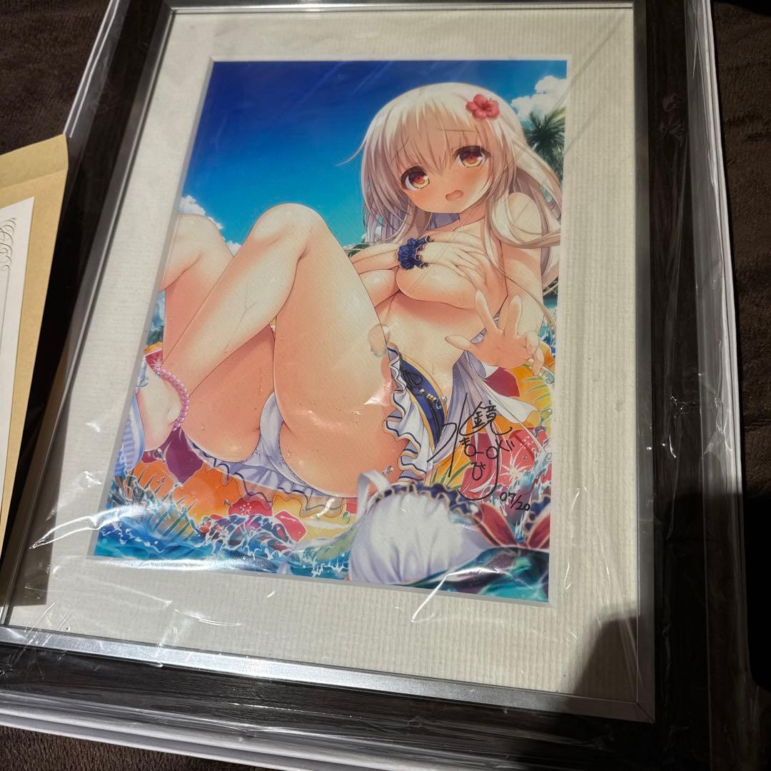 【保証書】水鏡まみず 先生 K-BOOKSジークレー 直筆サイン入り複製原画