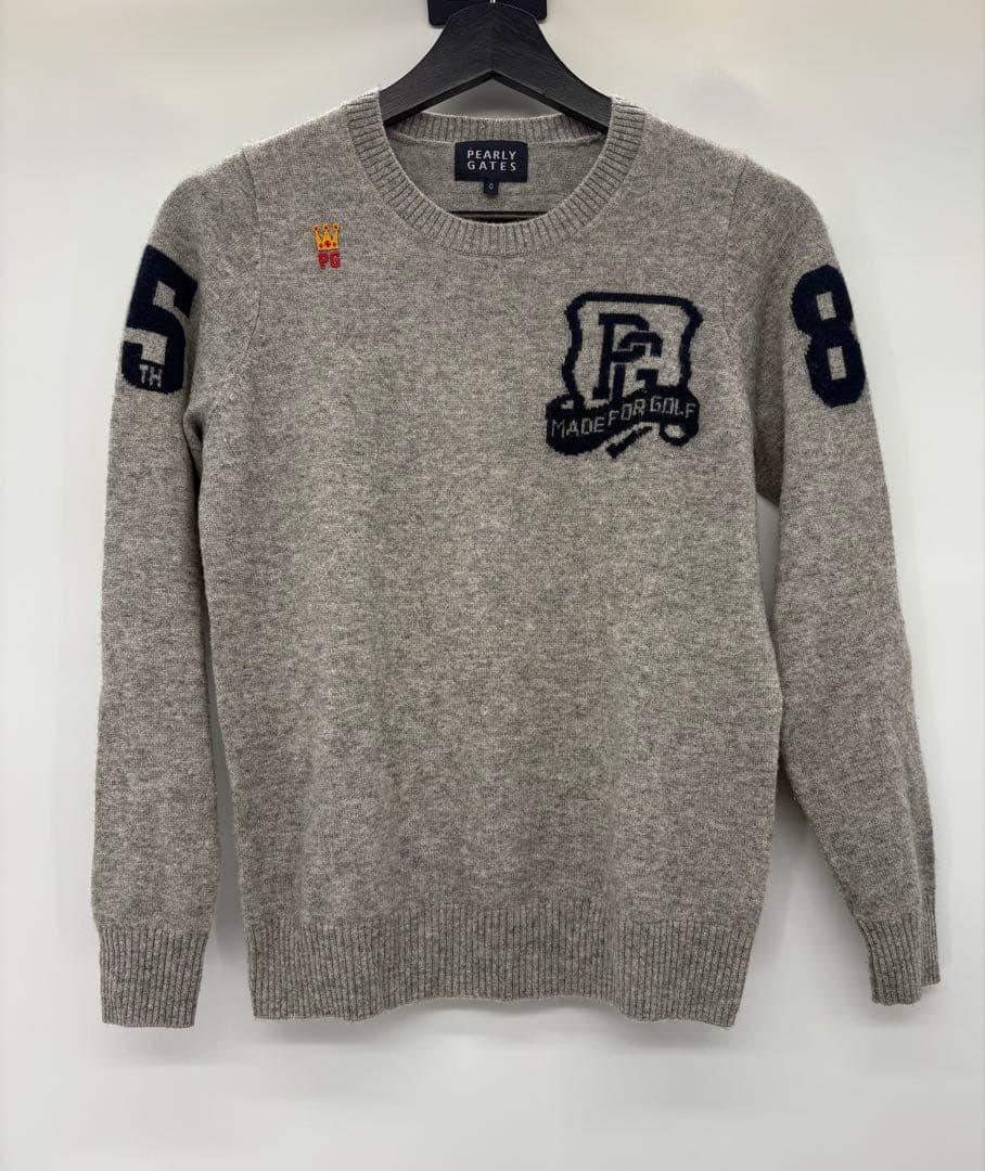 PEARLY GATES パーリーゲイツ クルーネック ニット セーター