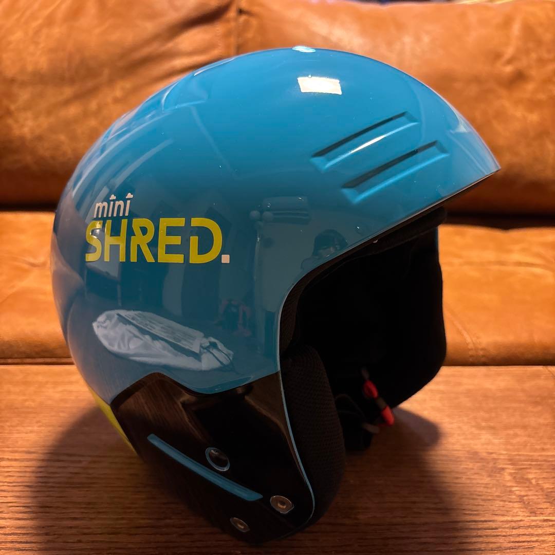 mini SHRED. ヘルメット 青