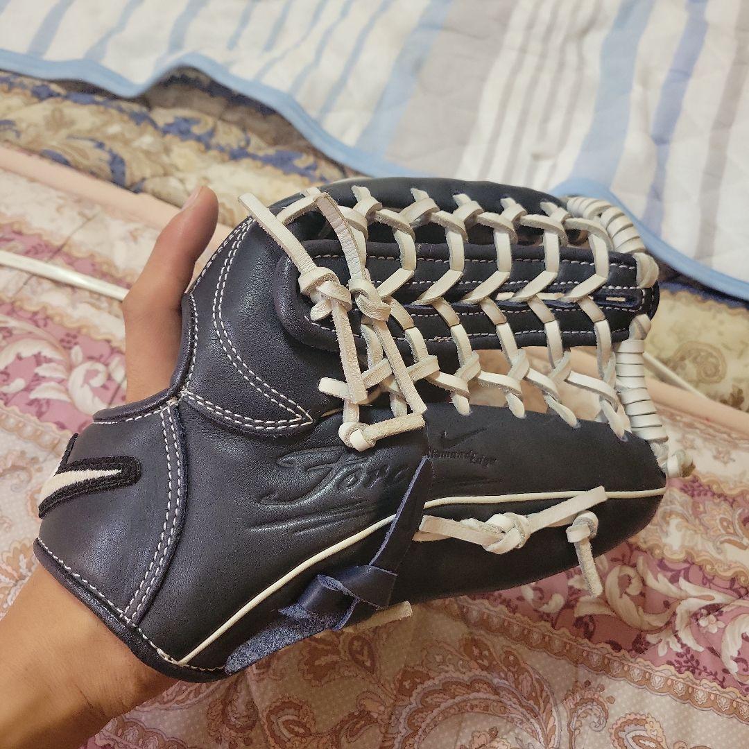 Nike 軟式グローブ ネイビー　型最高級