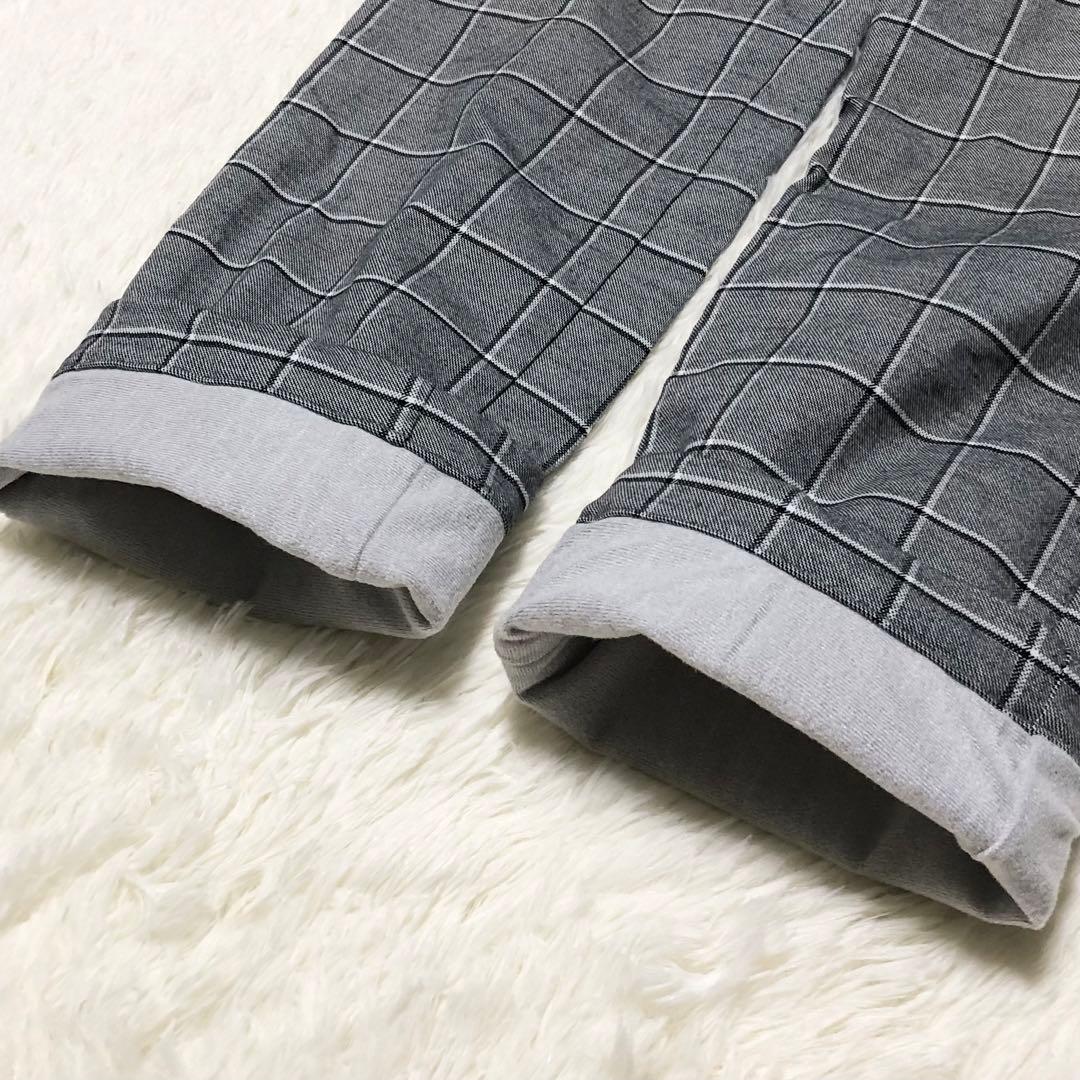 マスターバニーエディション 秋冬人気グレンチェック柄×ロゴ 裏起毛 サイズ5