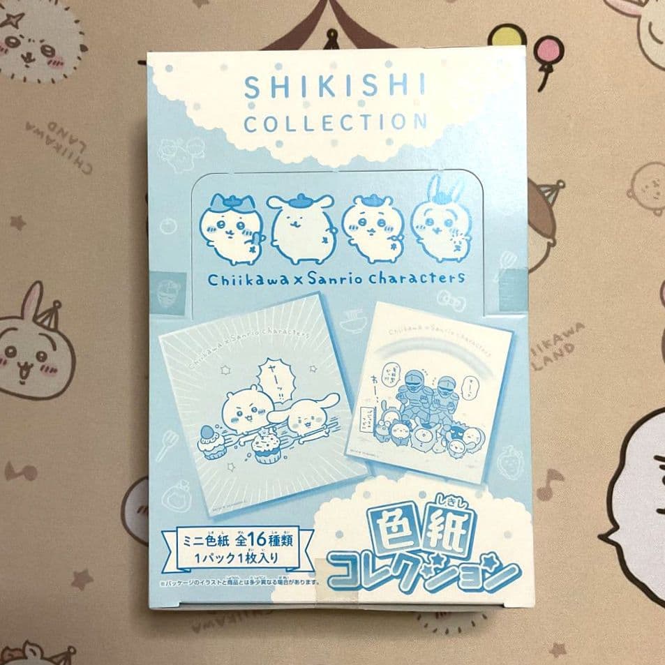 ちいかわ×サンリオキャラクターズ 色紙コレクション 未開封BOX