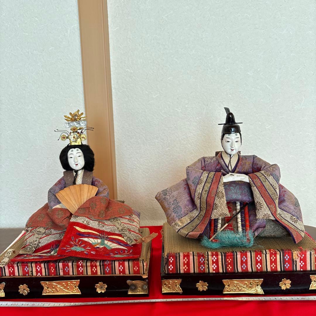 大正 昭和初期 雛人形 アンティーク 骨董 レトロ 戦前 ひな人形