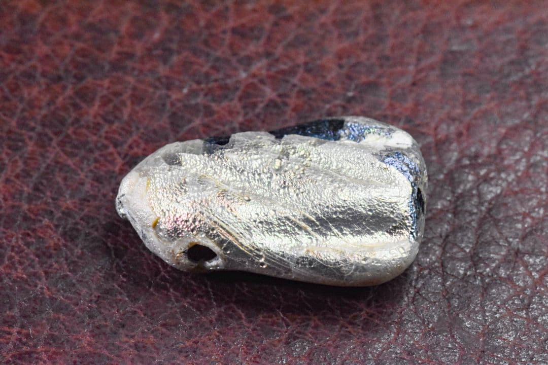 銀化ローマングラスビーズ