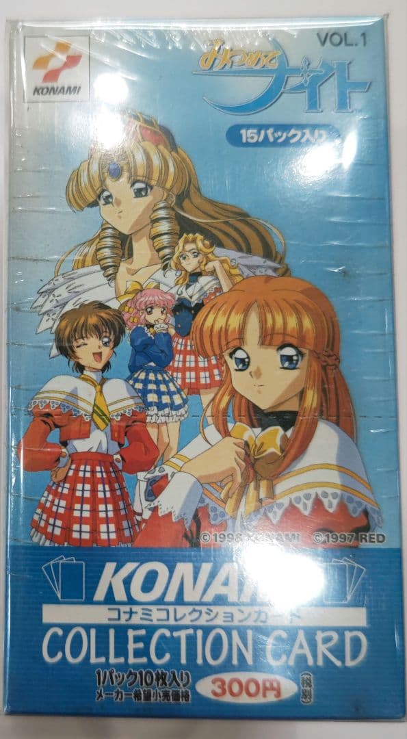 激レア！未開封品 みつめてナイト コナミコレクションカード 15パック入り