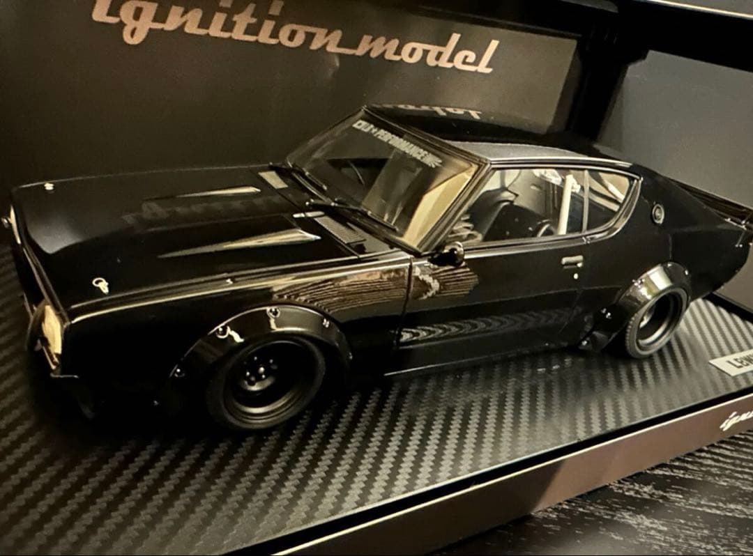 入手困難新品イグニッションモデル1/18 LB-WORKS ケンメリ2Dr 黒