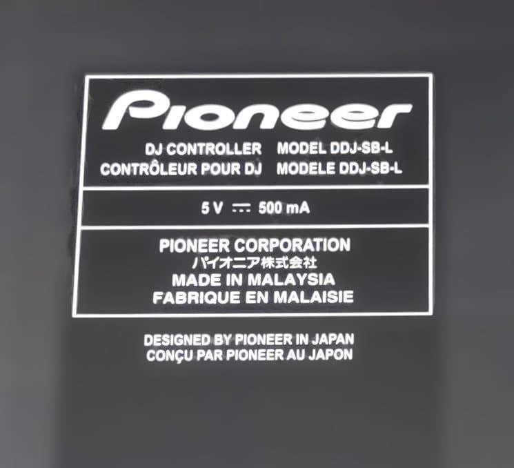 Pioneer DJコントローラー DDJ-SB-L　希少ブルーカラー