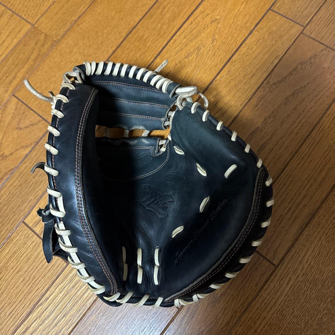 ZETT 硬式グローブ 黒