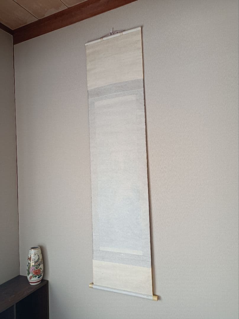 美品 軸 おもてなし 絵 龍神 金運 山水 魚 中国 風水 美術 骨董 インテリ