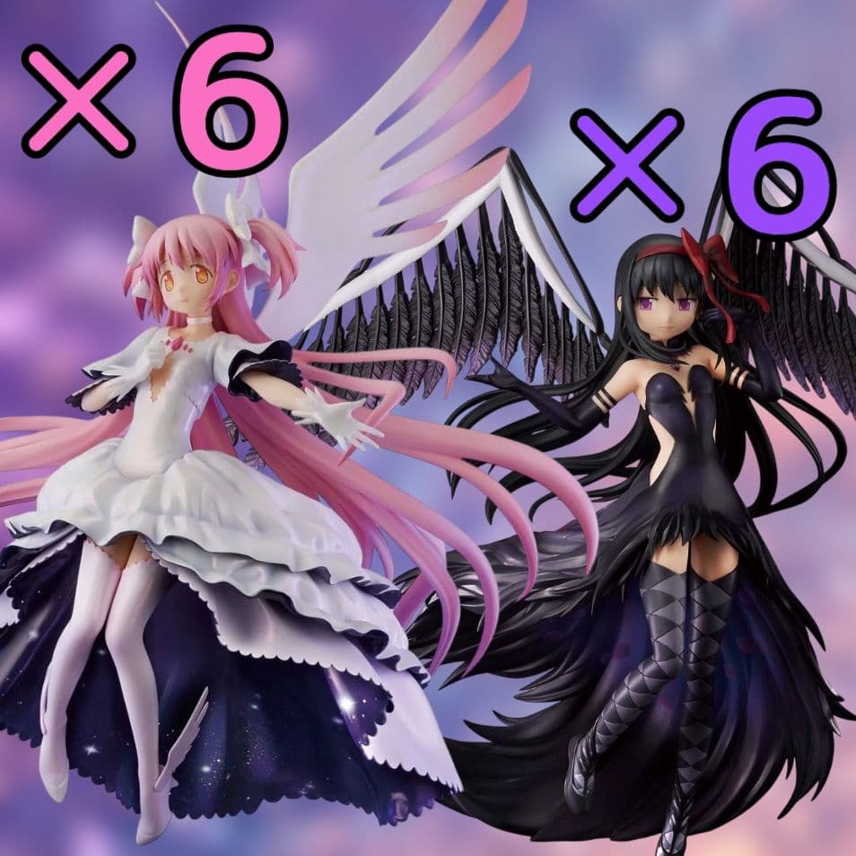 魔法少女まどか☆マギカ　アルティメットまどか　悪魔ほむら　フィギュア　✕１２