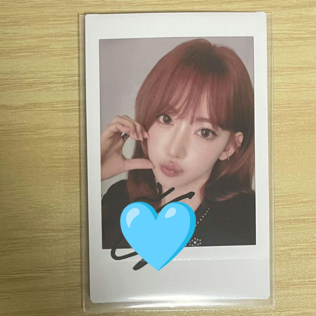 LE SSERAFIM サクラ 直筆サイン入り インスタントフォト チェキ