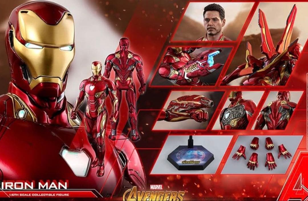 hottoys アイアンマンマーク50拡張パーツセット