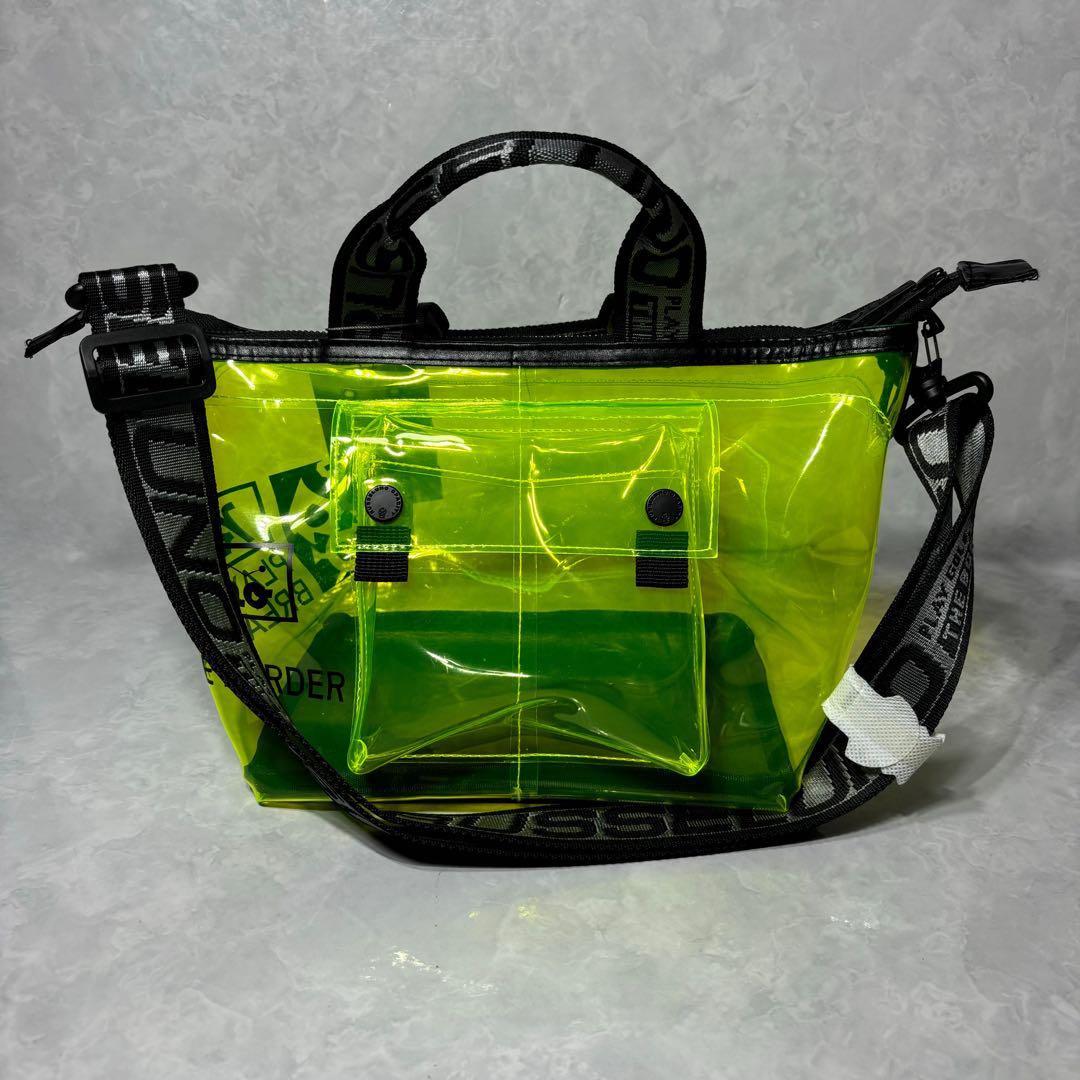 新品 ラッセルノ ゴルフ CLEAR CART BAG ラウンドバッグ イエロー