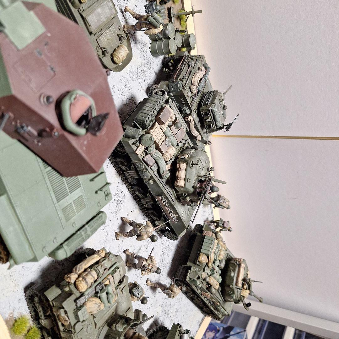 ジオラマ完成品　タミヤ1/35プラモデル