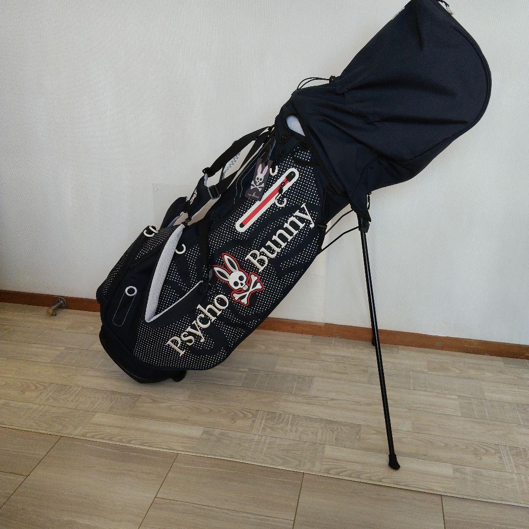 Psycho Bunny キャディバッグ ブラック・ホワイト