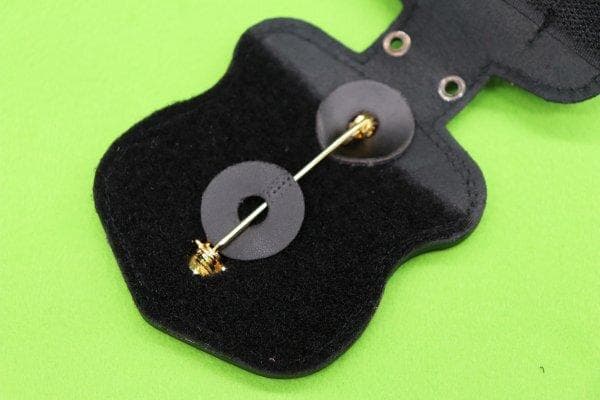 LB6新品嵌込式BIGSIZE FBI レプリカ バッジ レザーケース クリップ