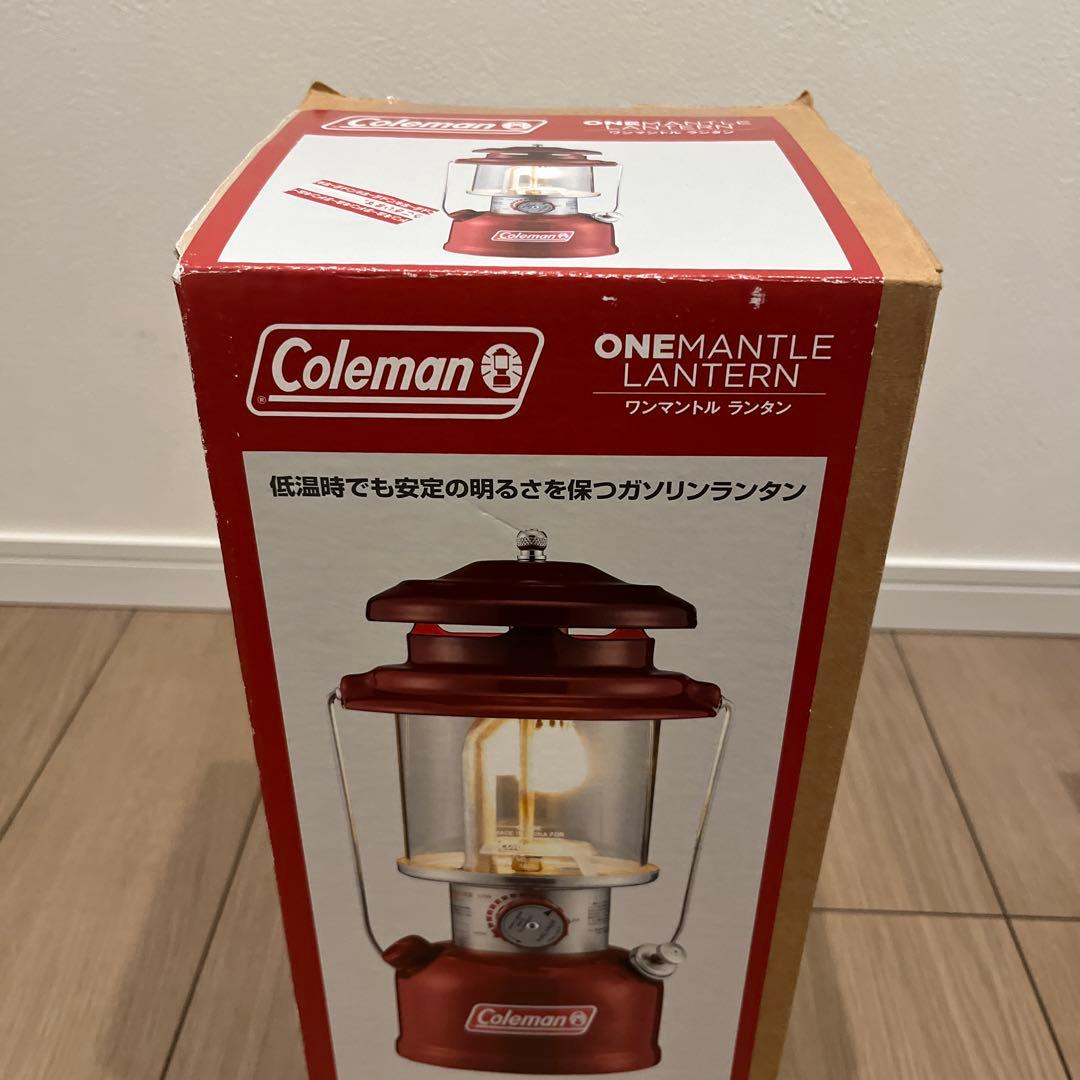 【新品未開封】コールマン ワンマントルランタン 赤