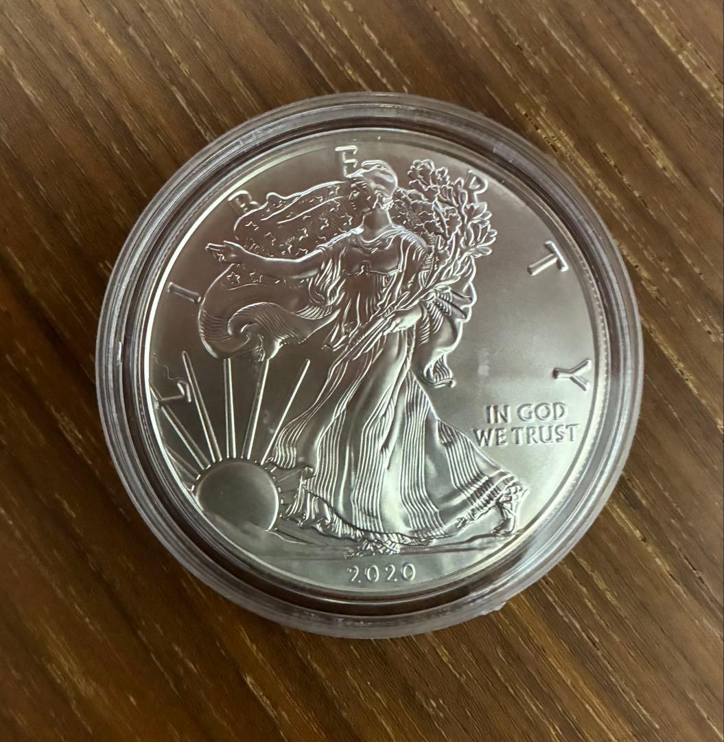 2020年「イーグル•ウォーキングリバティ」純銀1オンス銀貨