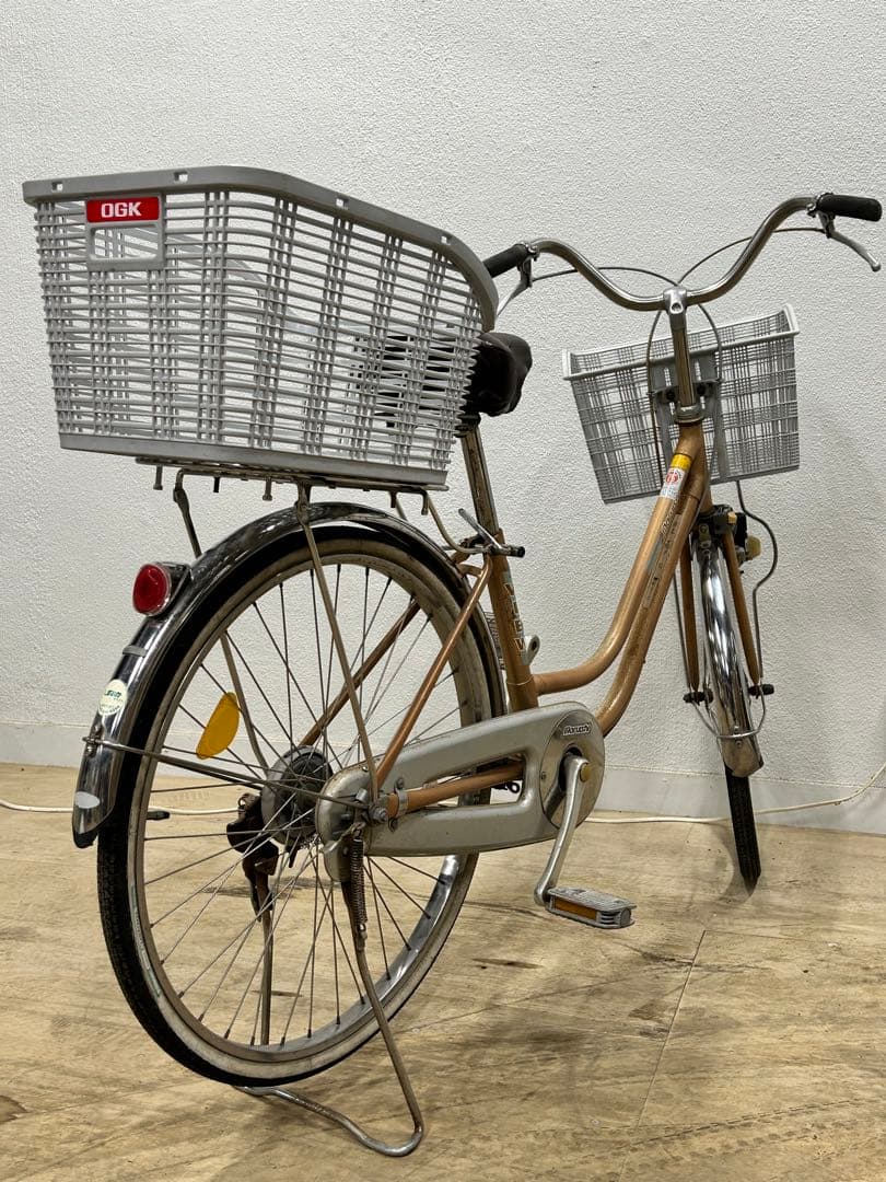 OGK シティサイクル 26インチ ブラウン