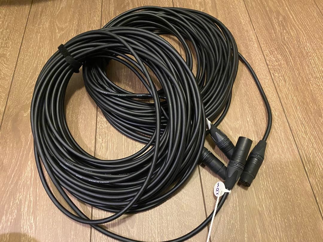 CANARE 4E6S 20m 2本 NEUTRIK XLR マイクケーブル