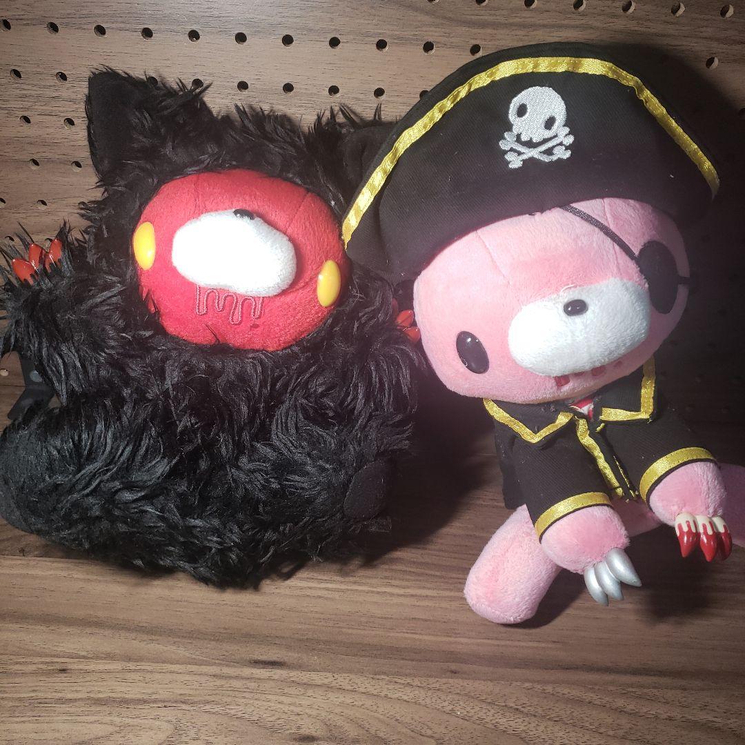 グルーミーレアぬいぐるみ２体セットチャックスGP ハロウィン装いたづらぐま