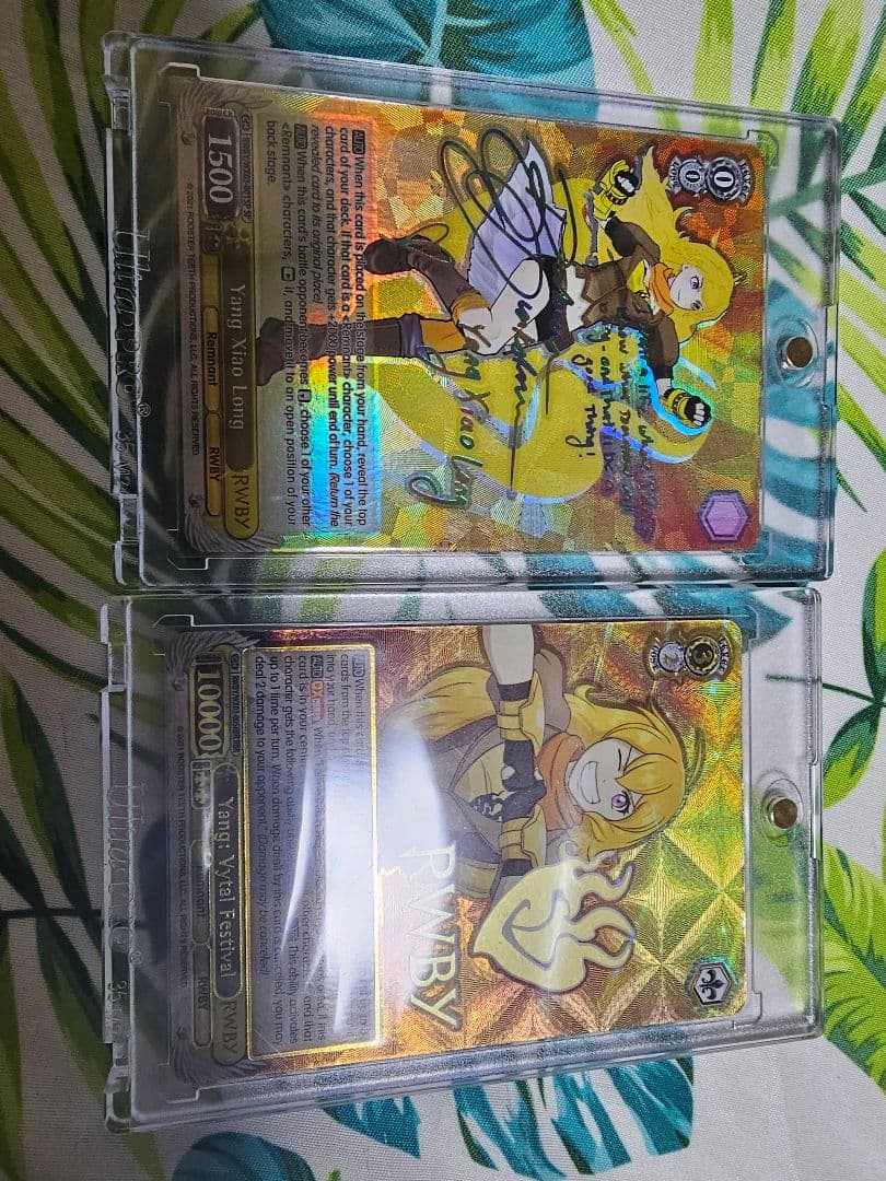 ヴァイスシュヴァルツ RWBY ヤン・シャオロン セット SP RBR 海外版