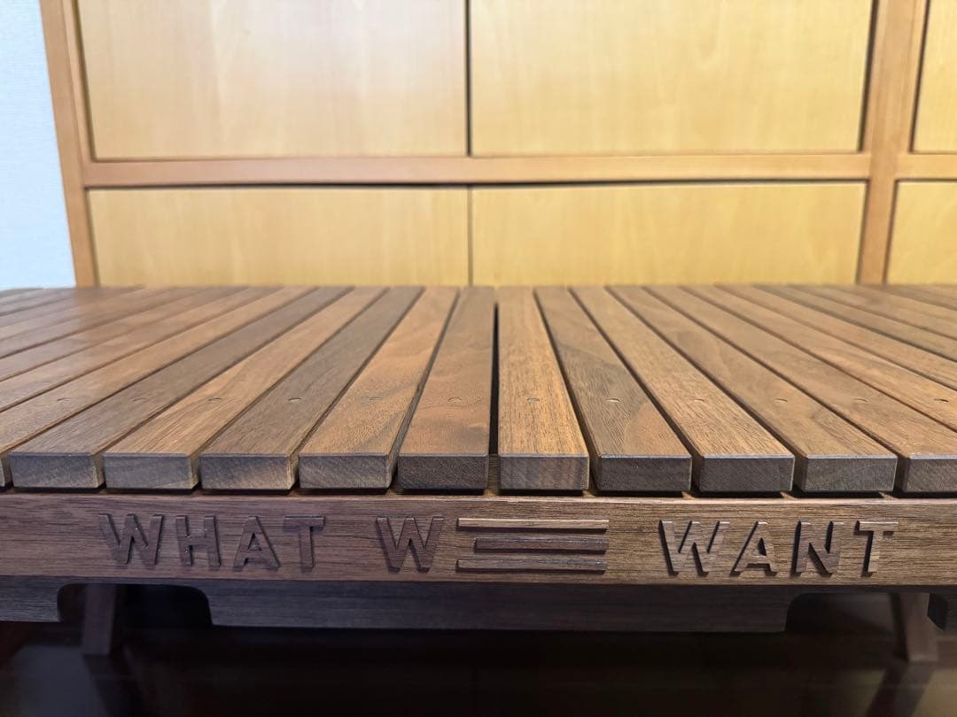 what we want エクステンションテーブル ウォールナット