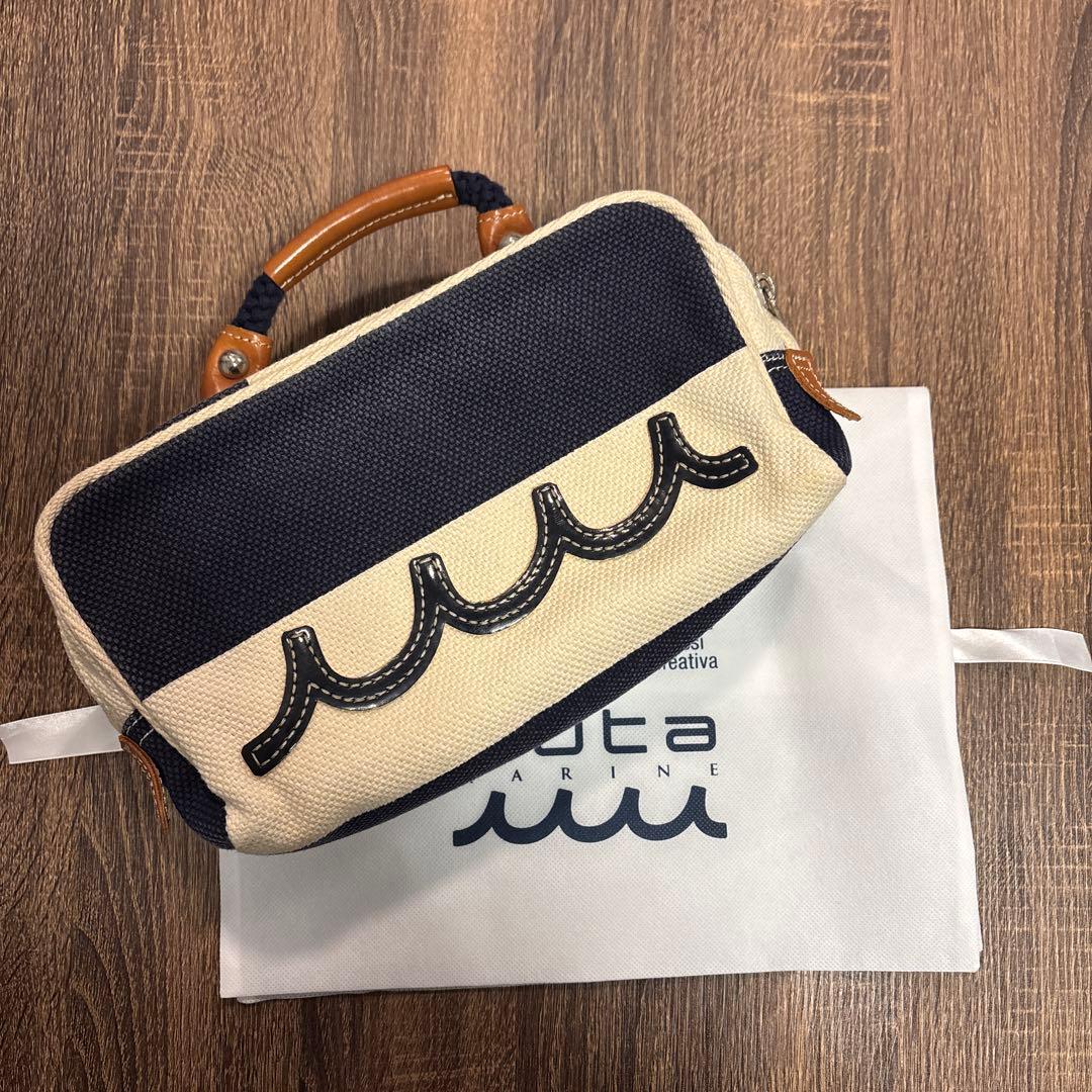 muta marine bonfanti キャンバス ハンドバッグ コラボ