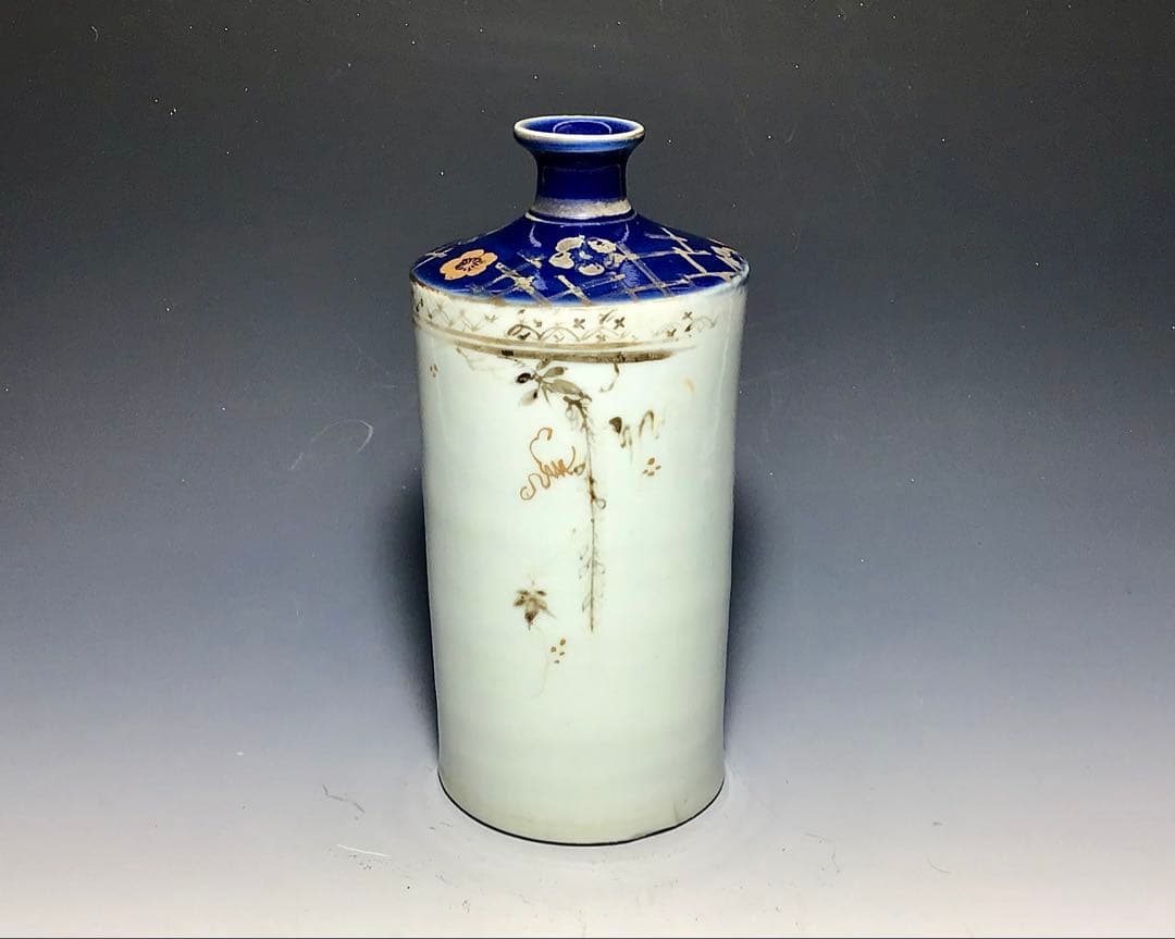 大幅値下げ❗️「古九谷」藤に梅垣文瓶