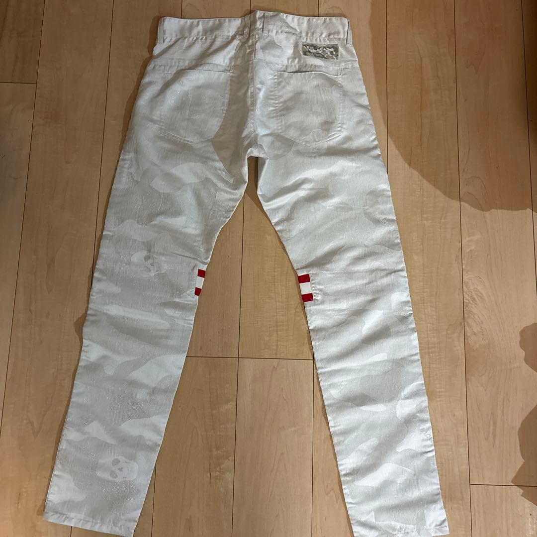 MARK&LONA カーゴパンツ　白色