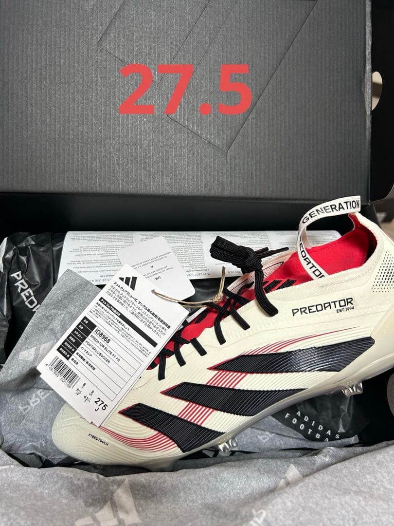 アディダスプレデター ELITE FT FG 27.5cm