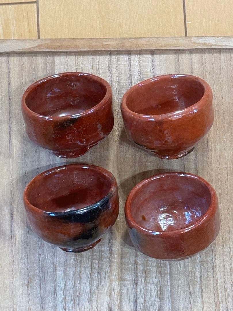 伊東桂楽　長次郎写　利休七種茶碗