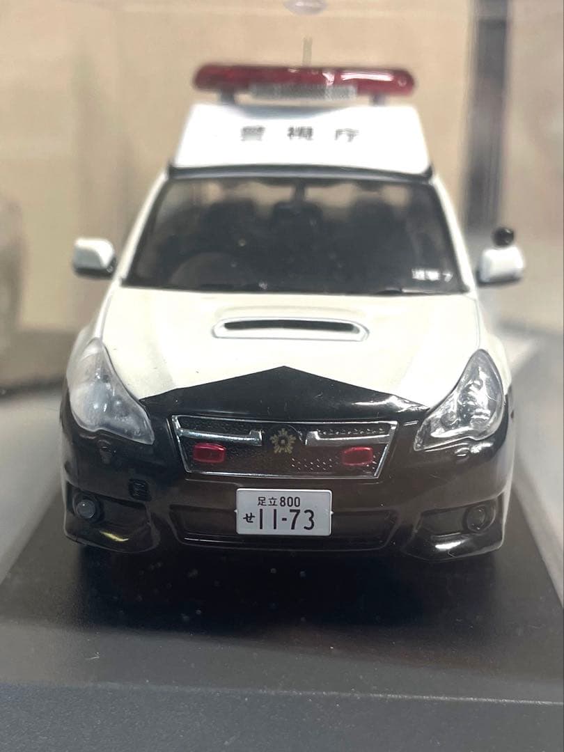 レイズ 1/43 レガシーB4 2.5GT パトカー 警視庁　2台セット