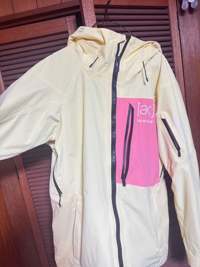 BURTON スノーボードジャケット M イエロー/ピンク