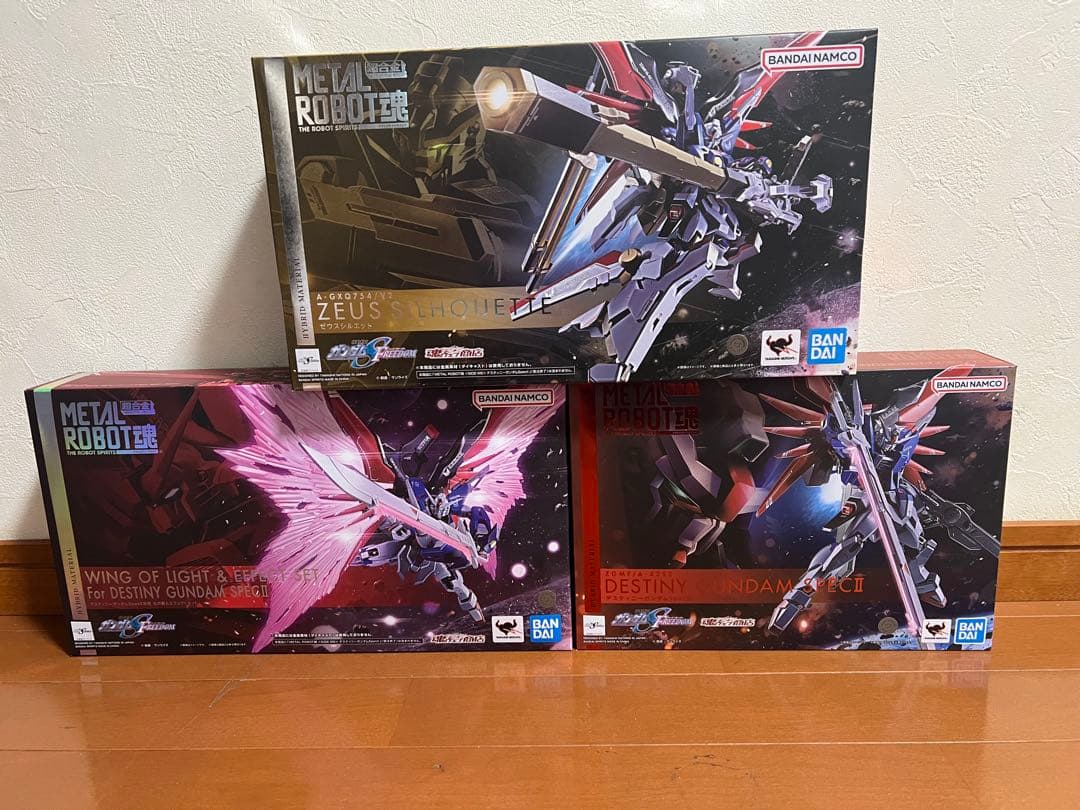 L ROBOT魂 デスティニーガンダムSPECⅡセット　開封済み