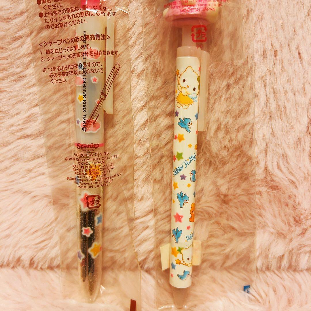 希少レア　ハローキティ　スウィートクローバー　メモ　ペン　缶　2003 サンリオ