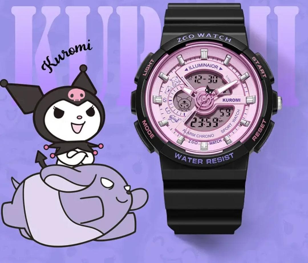 クロミちゃん サンリオ Gショック風 腕時計 限定 海外 コラボ