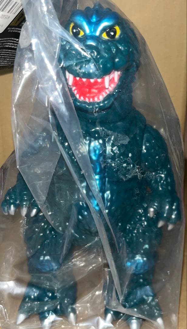 安楽安作　ゴジラ　モスゴジ＋ミニモスラ　ソフビ　medicom toy