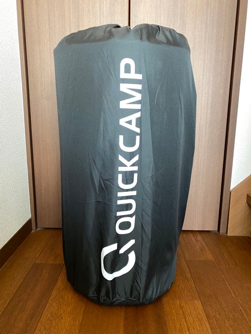 美品 QUICKCAMP エアマットレス5cm厚&マイクロエアポンプ付き