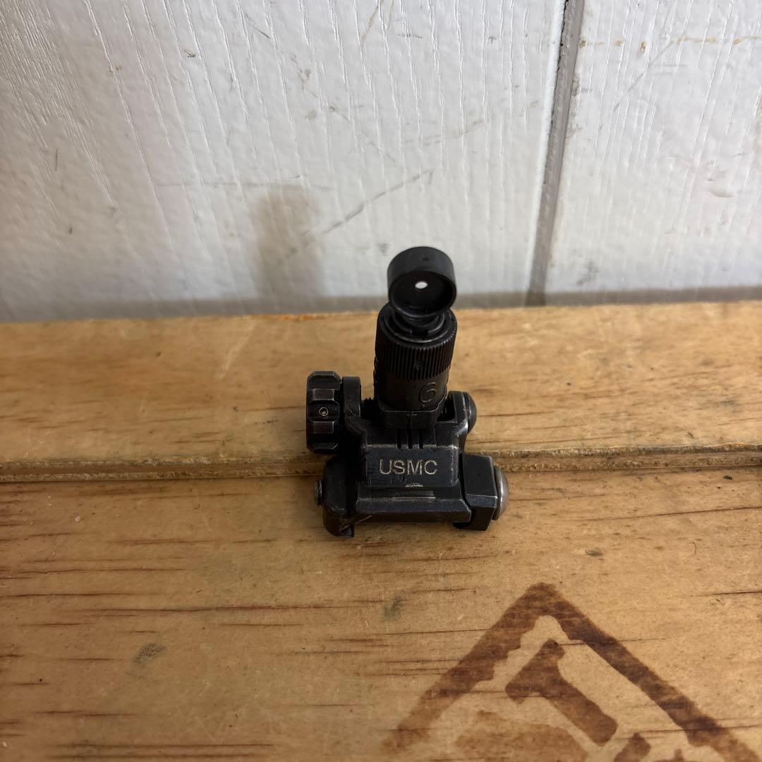 初期型　未使用　米軍実物　KNIGHTS リアサイイト 600 METER ⑩