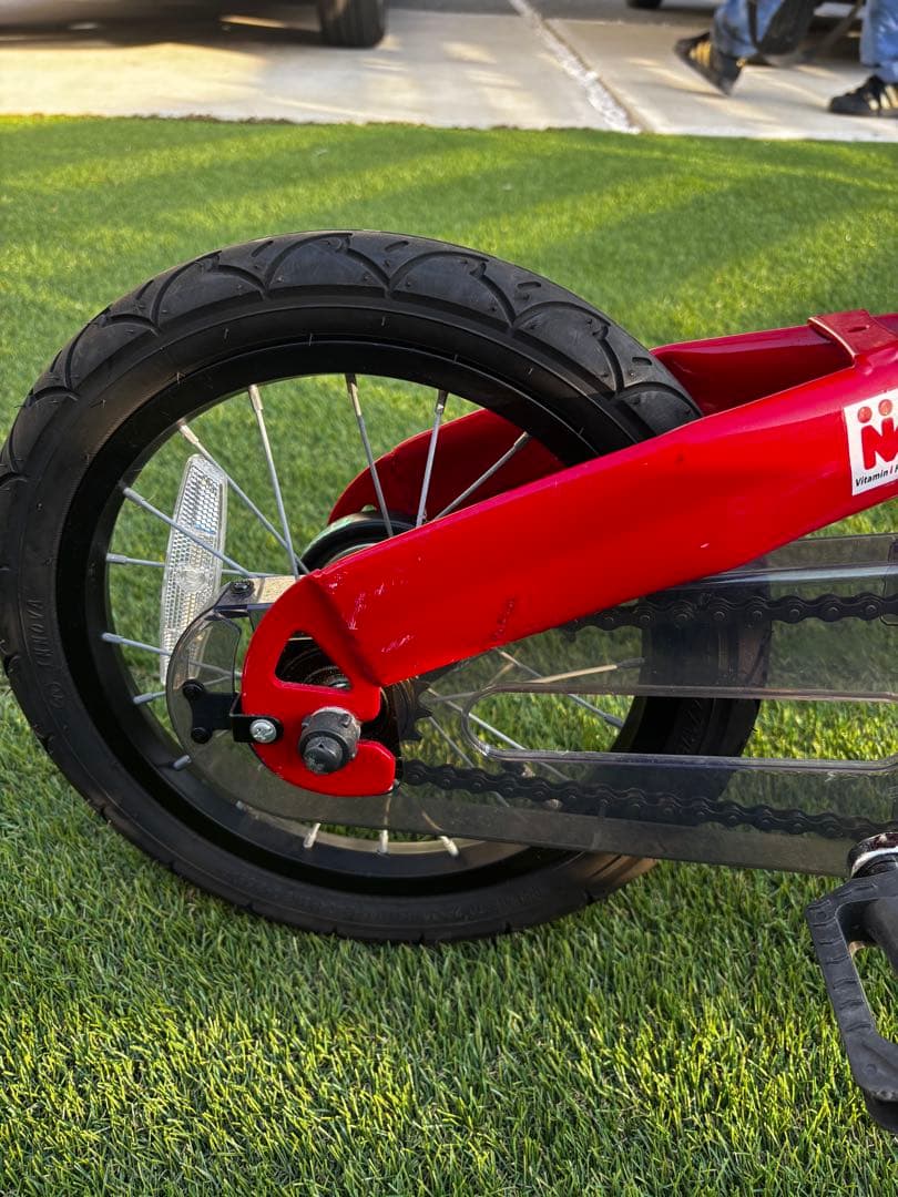 美品 へんしんバイク 14インチ レッド屋内保管 錆無し