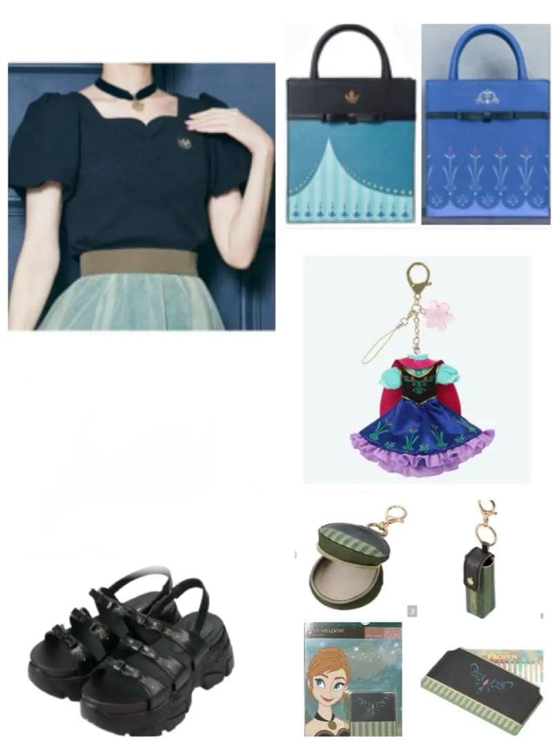 しまむら　ちはる他　ディズニー　アナ雪　アナグッズ10点セット