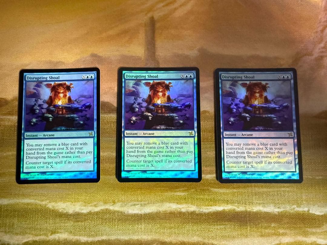 Foil撹乱する群れ/Disrupting Shoal[BOK] 青R 3枚