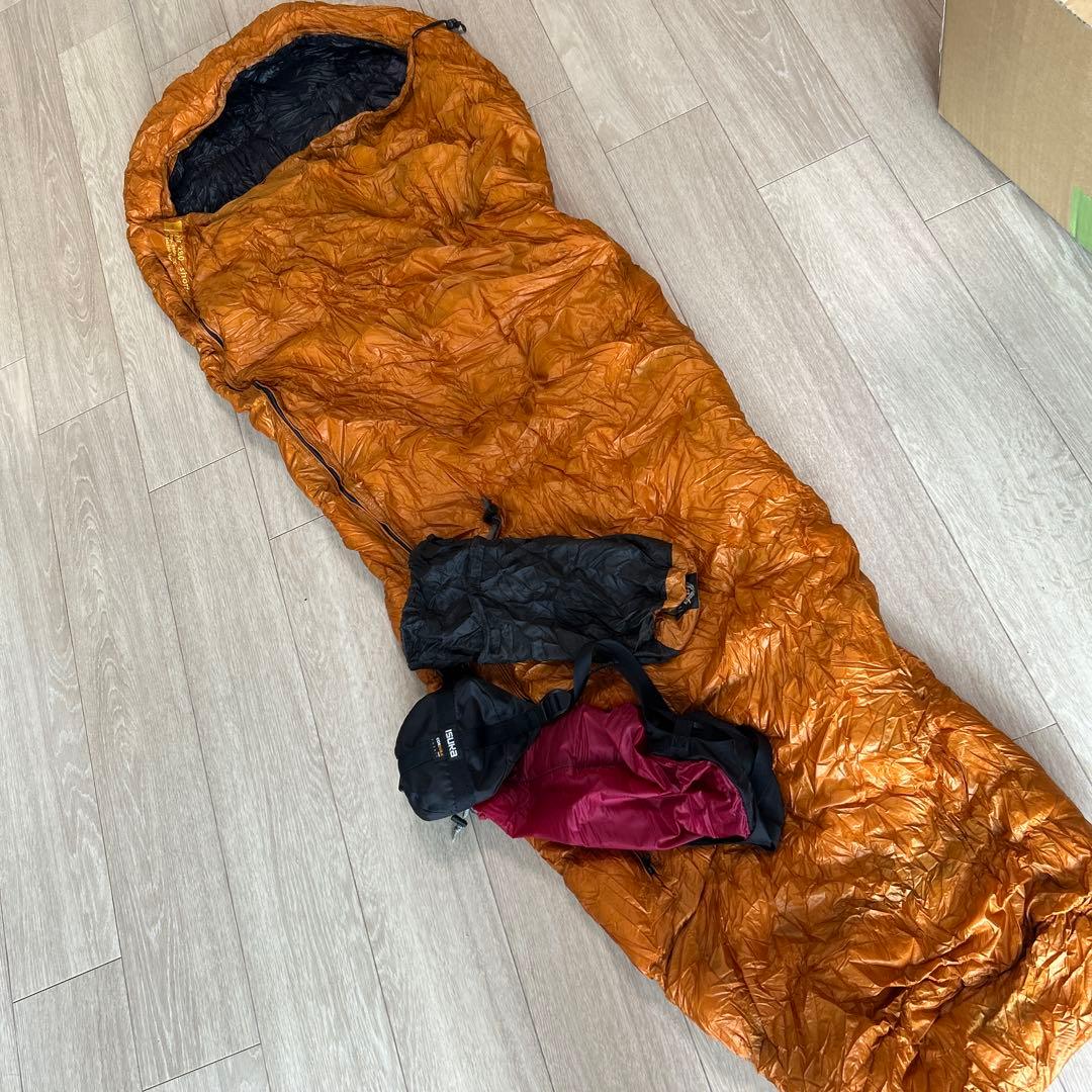 の*り様 ISUKA AIR280 Short シュラフ シュラフカバー 圧縮バ