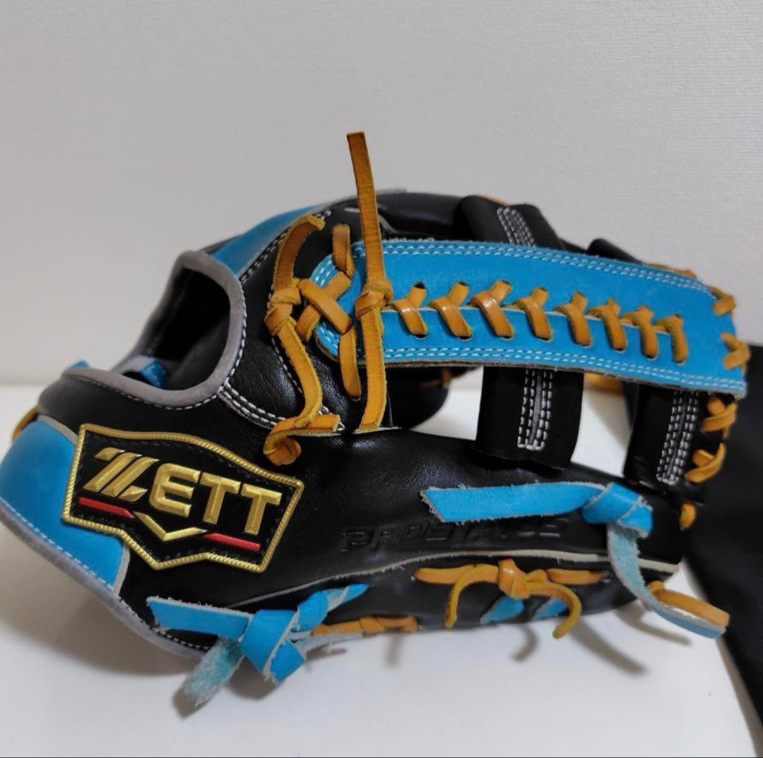 ZETT　源田モデル　軟式用グローブ グラブ袋付き