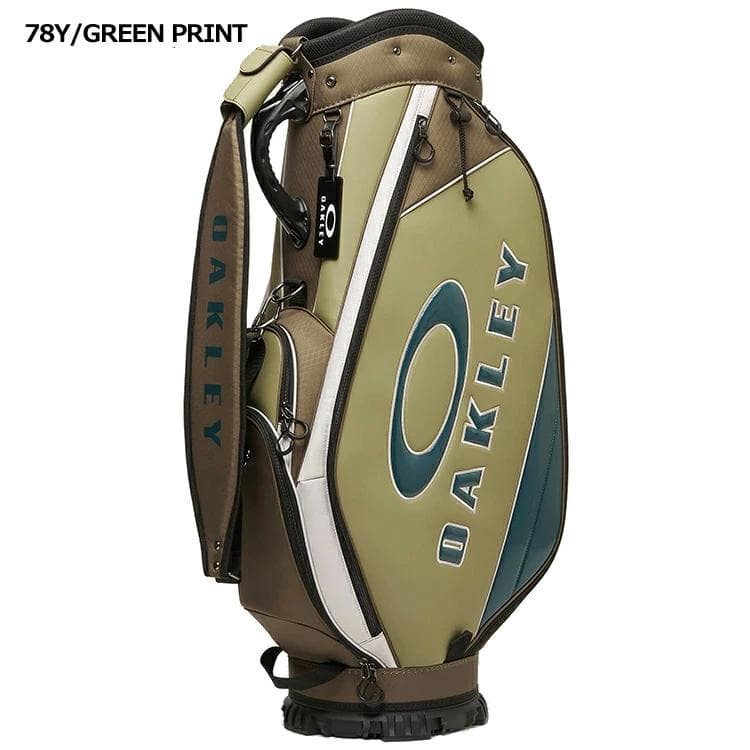 新品 オークリー OAKLEY ゴルフ キャディバッグ グリーンプリント
