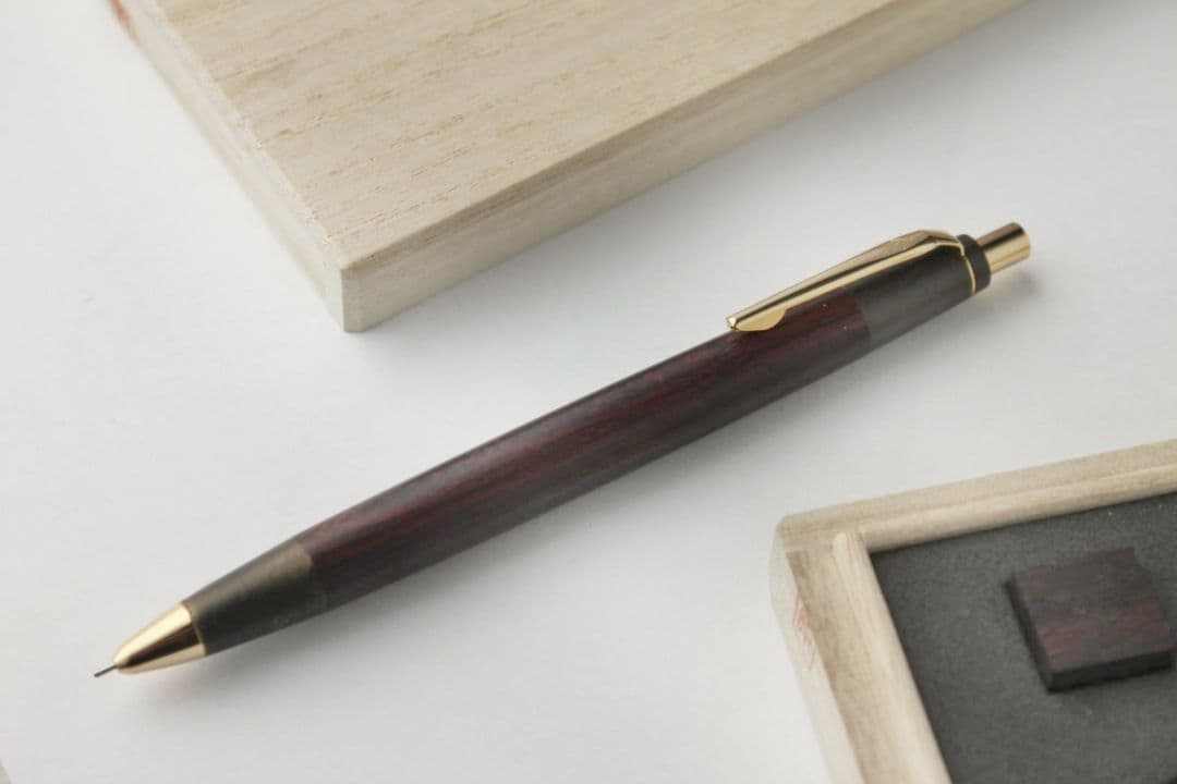 野原工芸新型紅紫檀　斑紋黒染め色MP