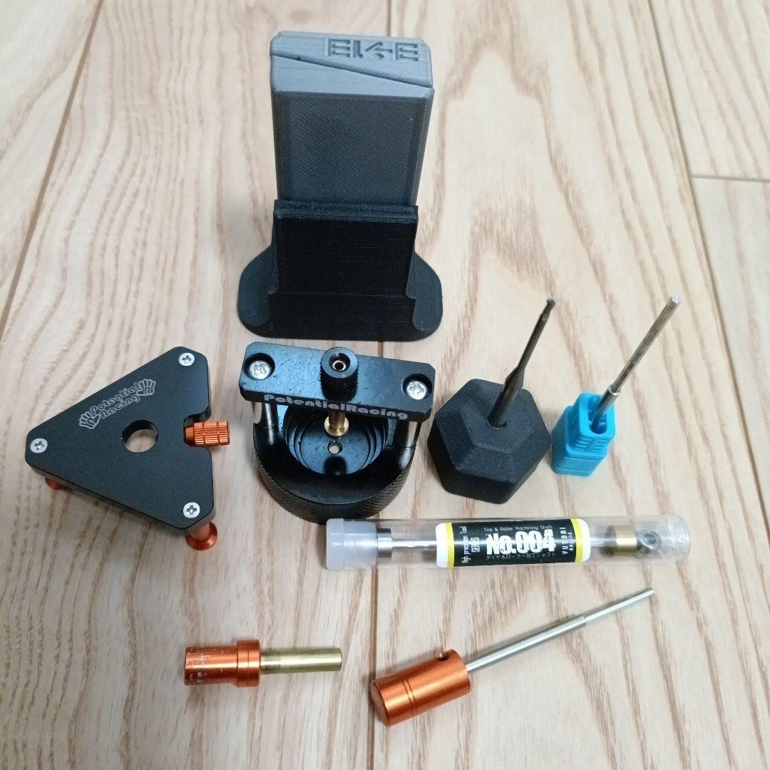 ミニ四駆　ホイール穴あけ貫通　　　　　　　 ポテンシャルレーシング