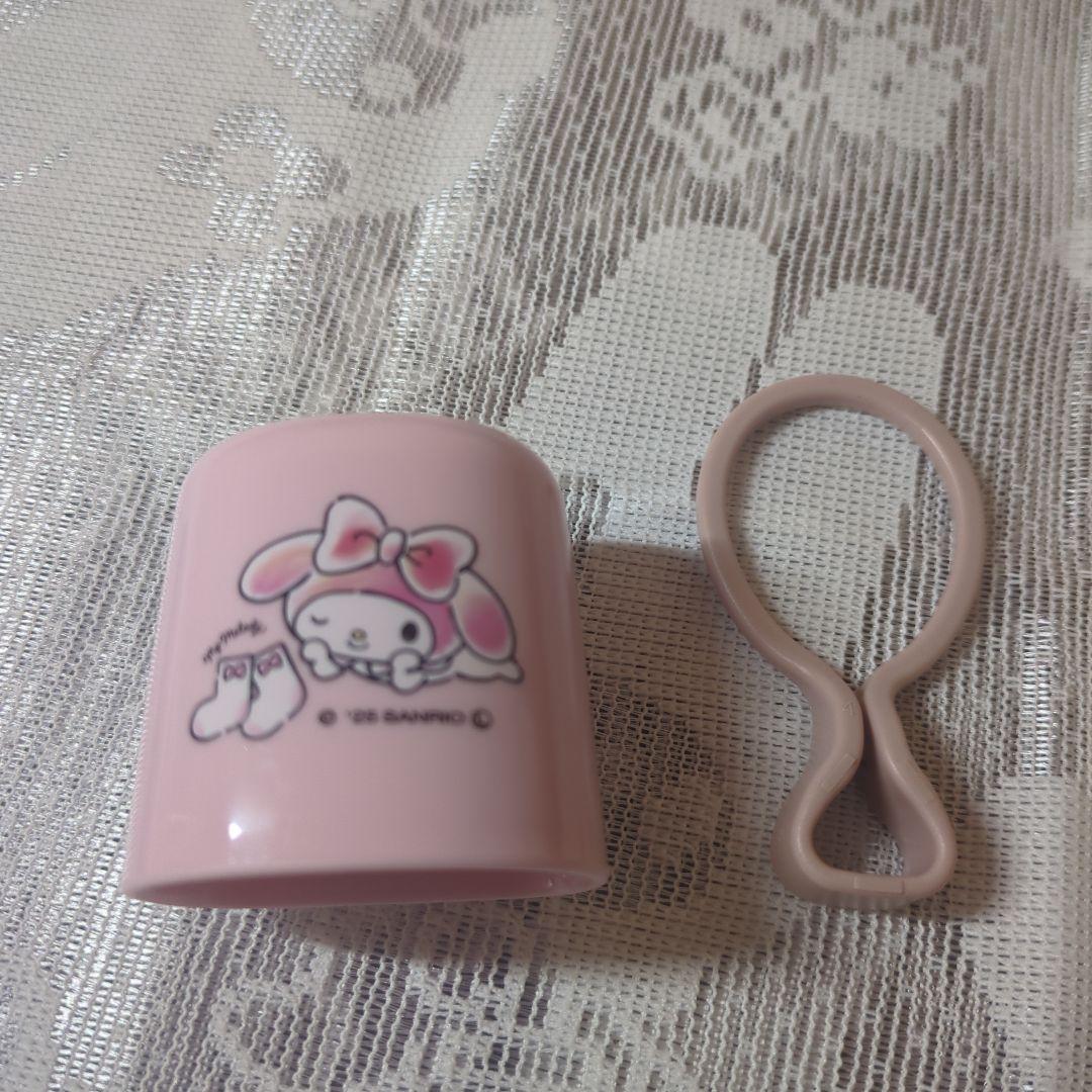 マイメロディ 円筒形容器とゴムバンドセット